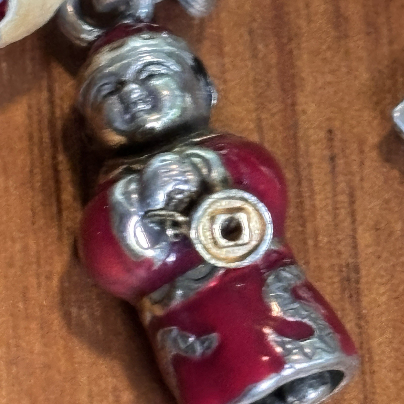 Brighton Good Fortune Charm Bracelet Asian Inspired Red Enamel Happiness