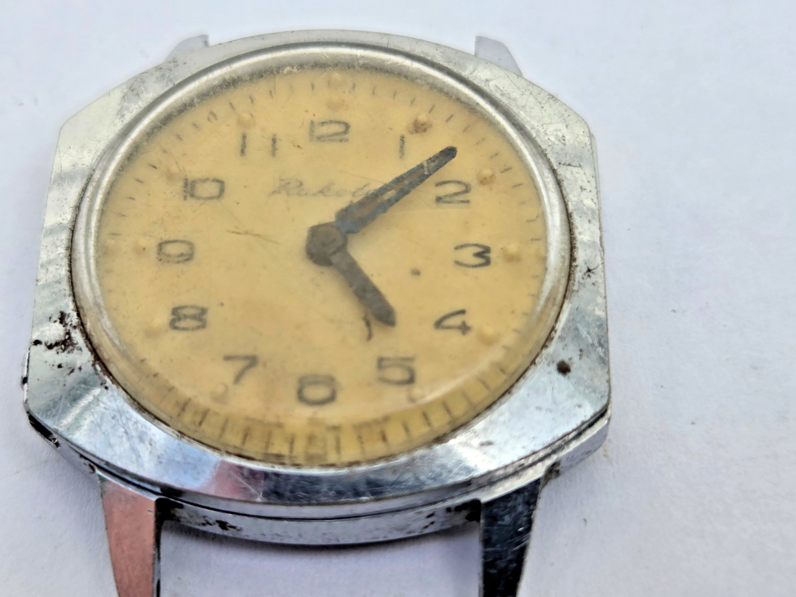 Russian Soviet Watch Raketa Rocket For The Blind Not working for parts US Seller