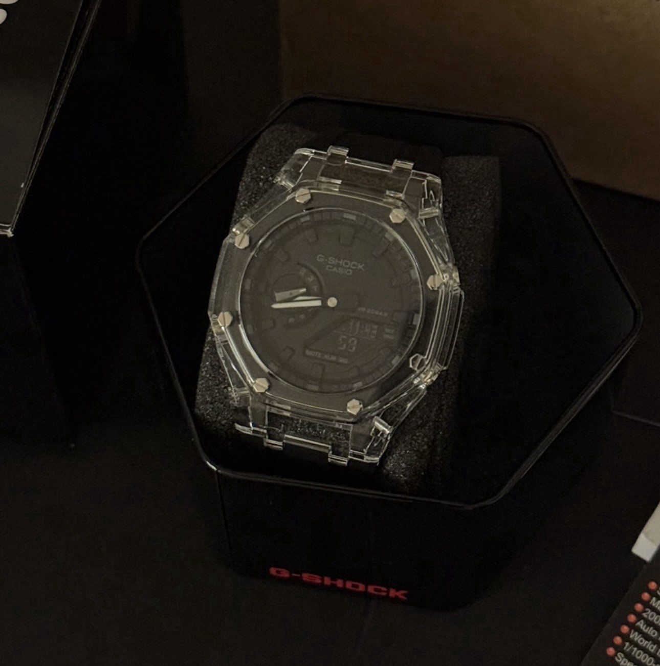 G-SHOCK CasiOak Clear Skeleton Watch