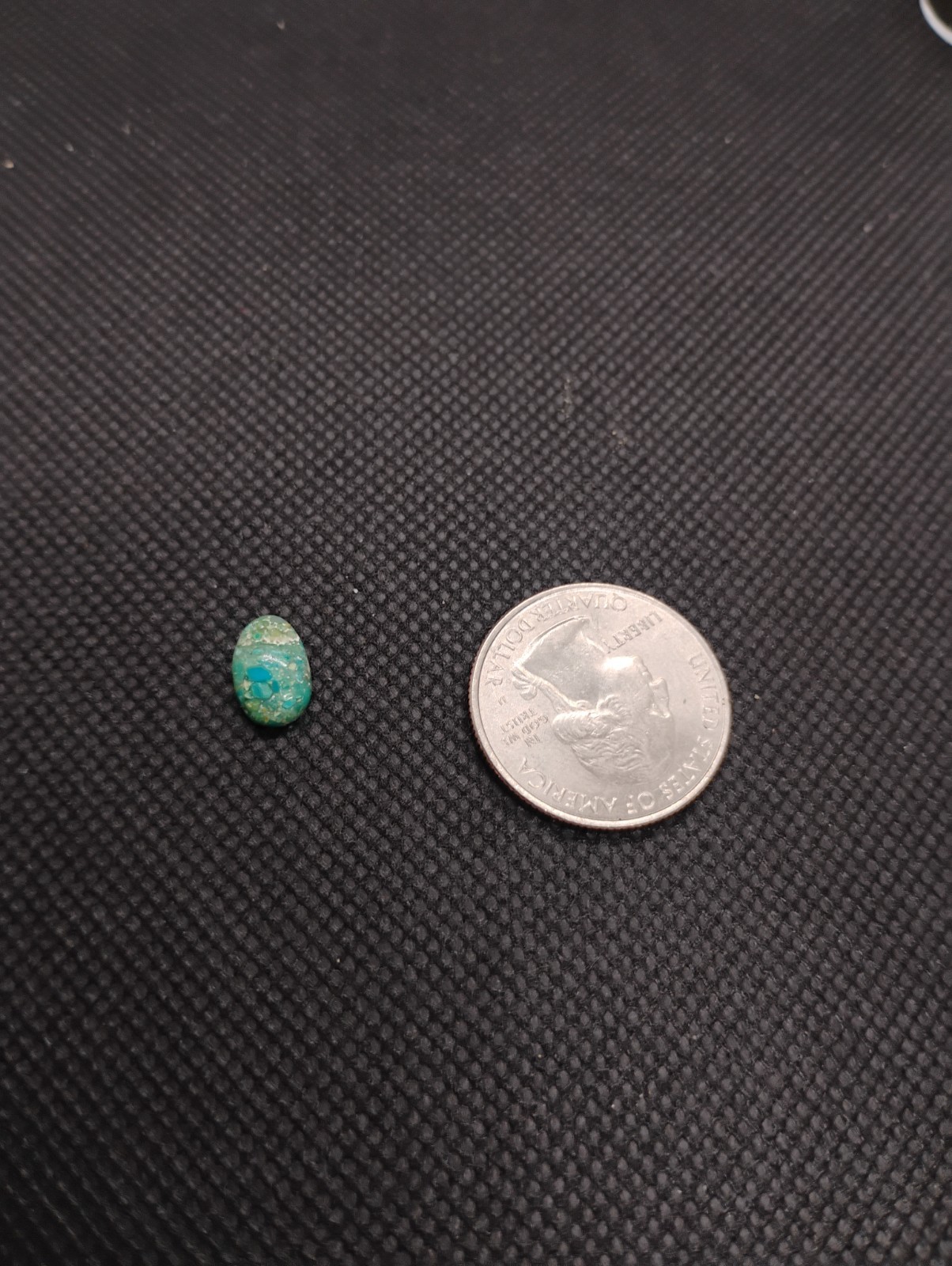 Turquoise Blue Peruvian Opal Cabochon – 1.35 ct, 10.5 × 7 × 3.5 mm