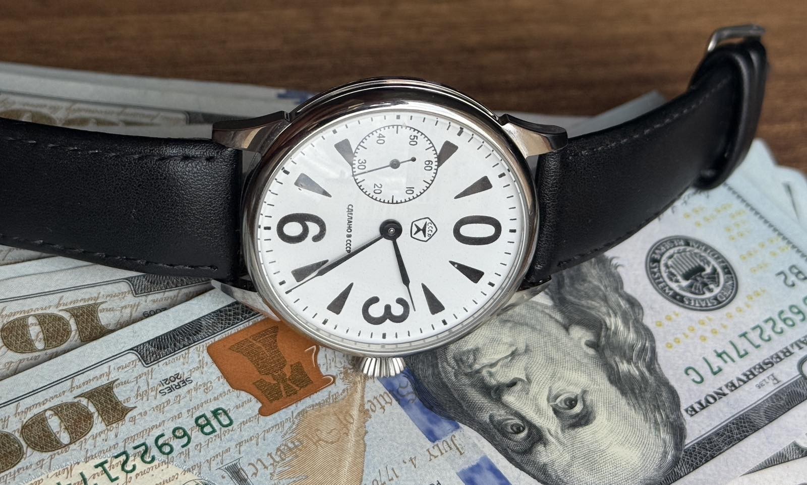 Vintage Molniya Watch Mechanical Raketa Big Zero Wrist Russian Star USSR Rare