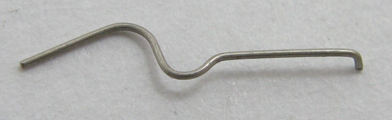 Landeron 48 … chronograph one(1) fly back lever spring #8340 * SHORT 10 mm *