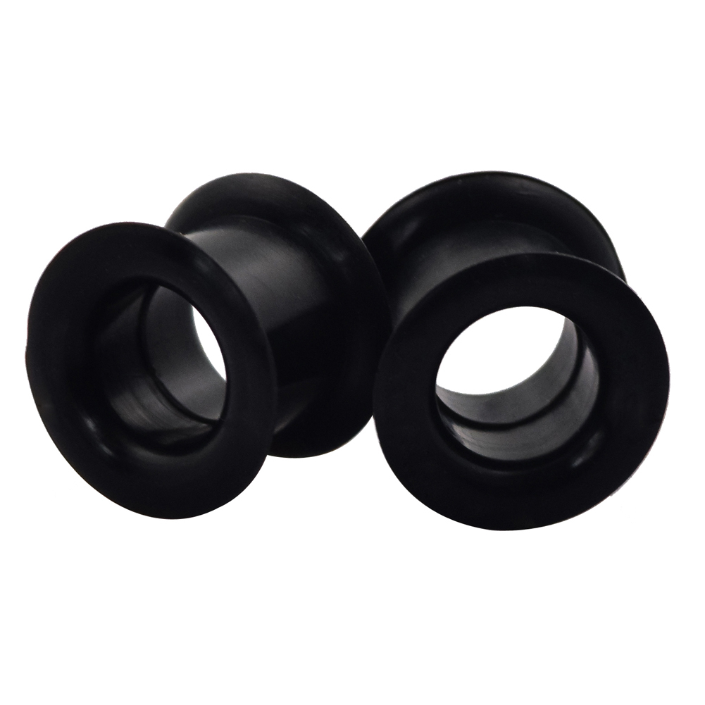 Silicone Tunnels Ear Gauges 2G-1″ Double Flared Expander Body Piercing Jewelry