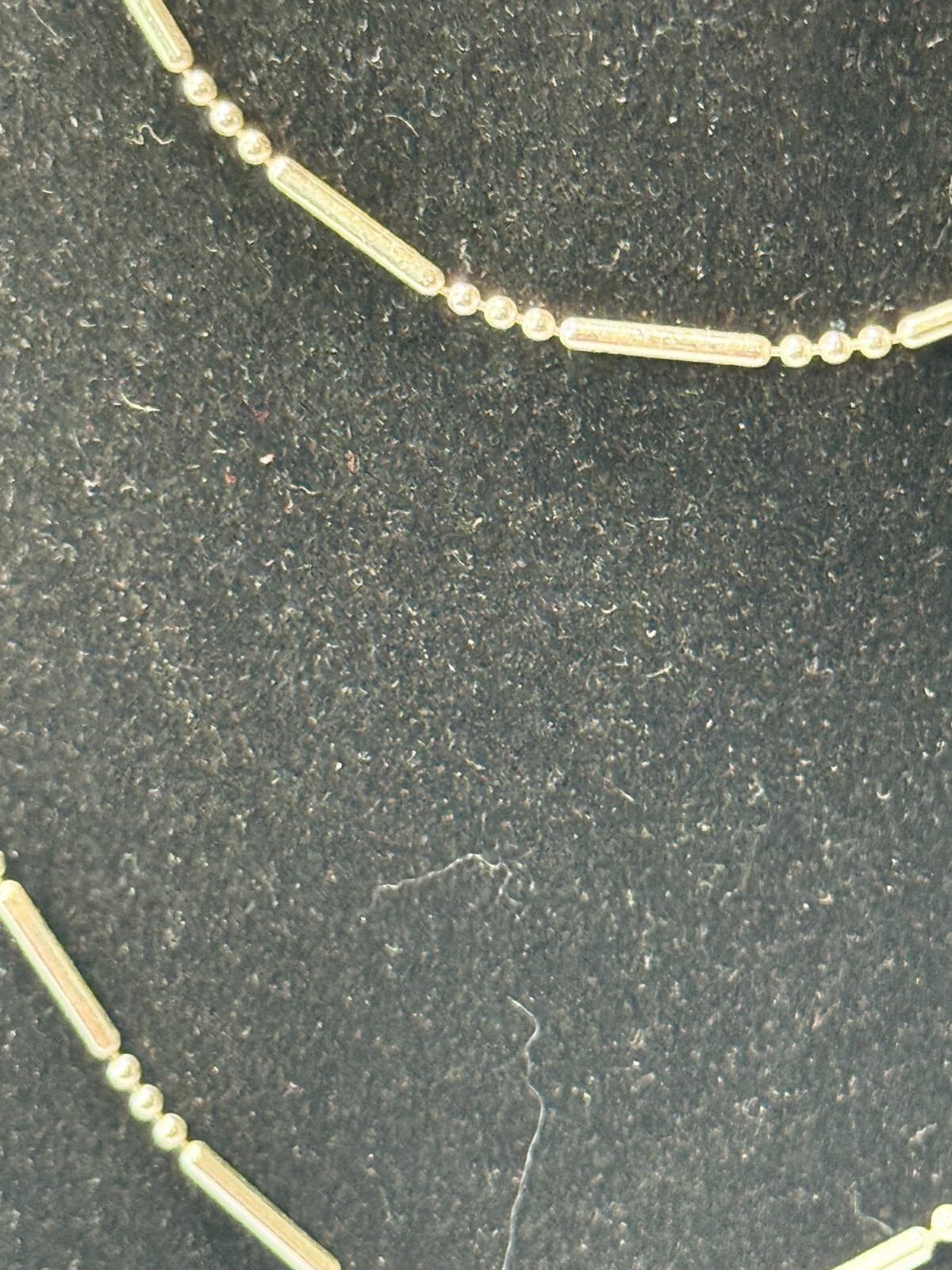 Vintage Savant’s Sterling Silver 925 Bar and Bead Ball 29.5″ Necklace Unisex