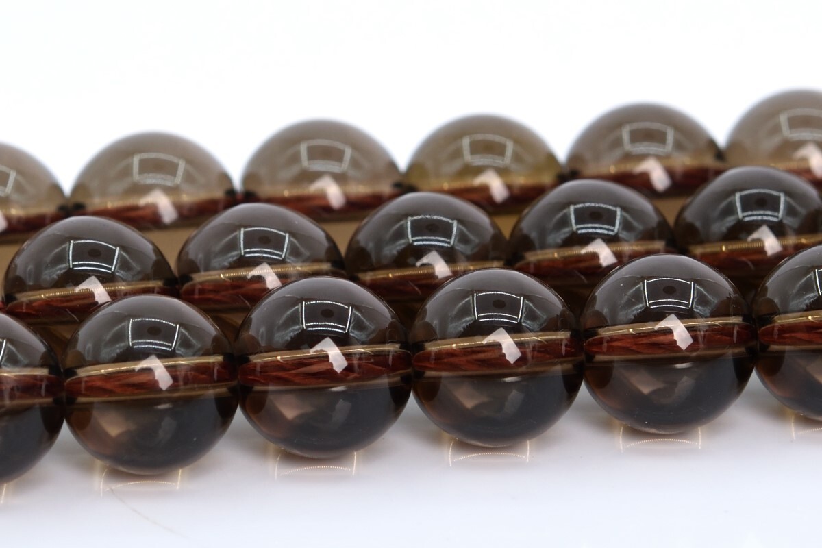 8MM Natural Smoky Quartz Beads Grade AAA Round Gemstone Loose Beads