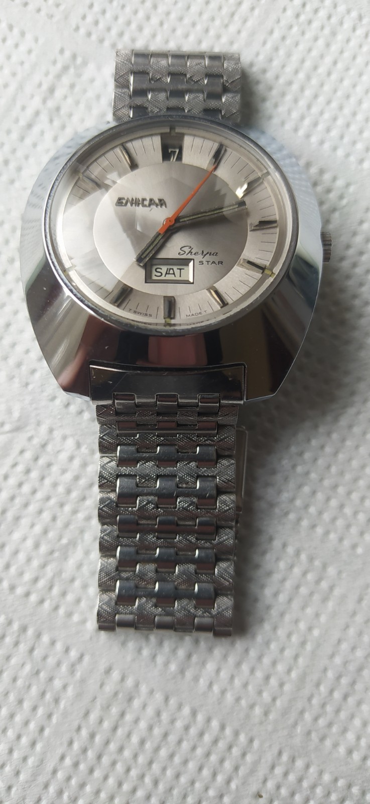 Enicar Sherpa Star ref 2342 Automatic Day-Date cal.AR1147