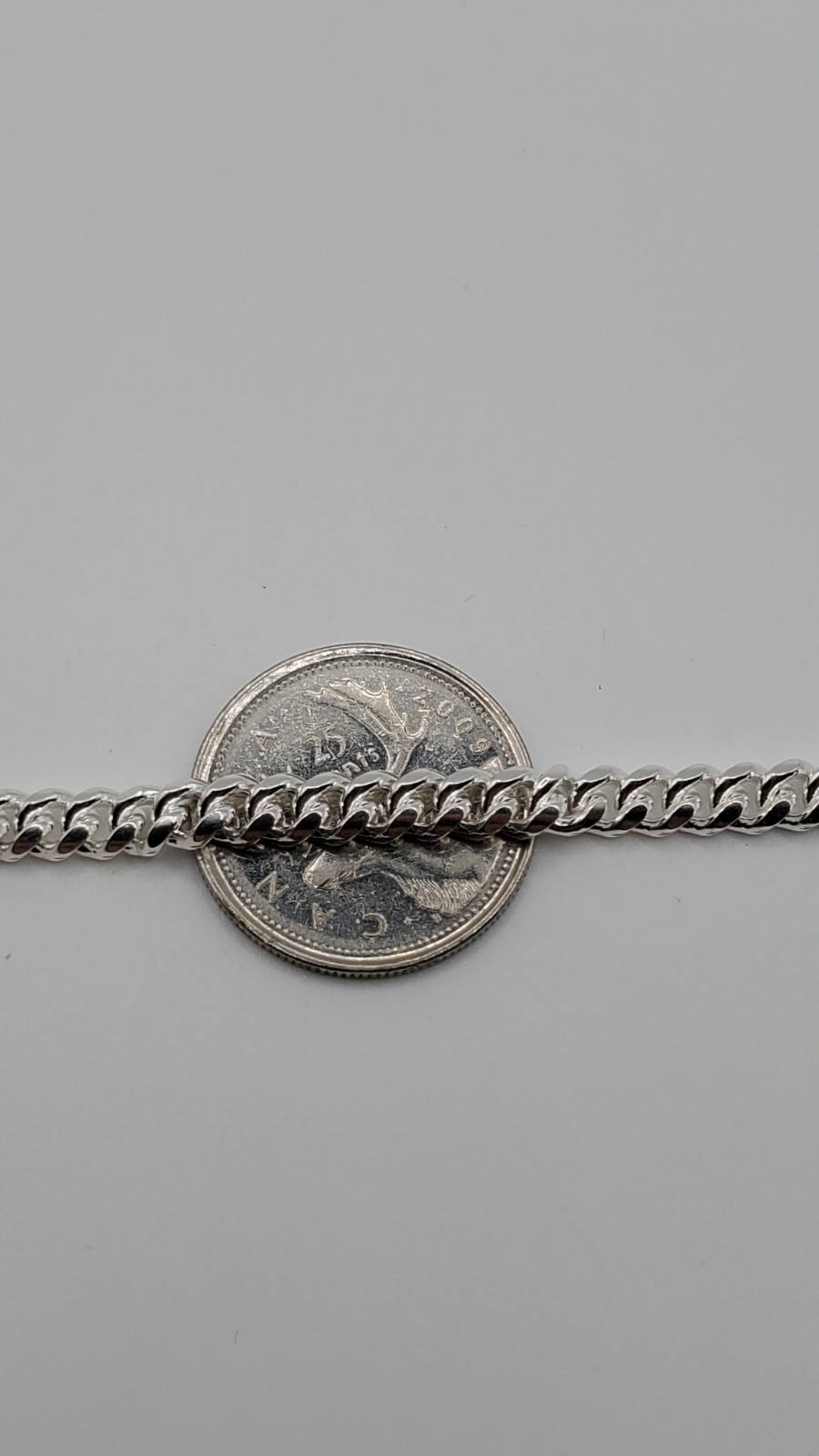 Solid 925 Sterling Silver Miami Cuban Chain 5mm 24″ Box Lock Men Italy, NEW