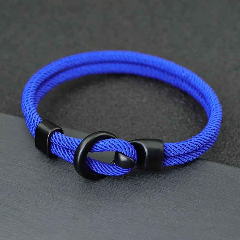 New Men Apparel Accessories Bracelet Bilayer Milan Rope Nautical Wrap Rope