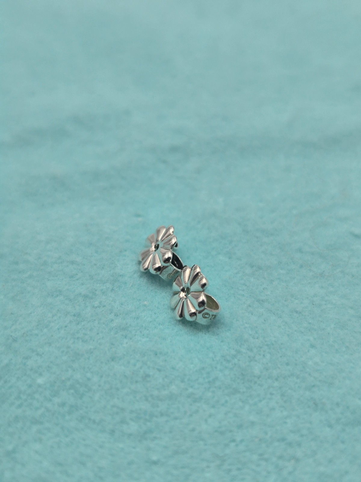 Authentic Tiffany & Co. Sterling Silver Earring Butterfly Push Back Backings