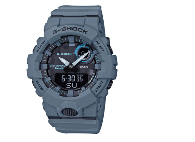 New Casio G-Shock GBA800UC-2A Ana-Digital Gray / Blue Resin Men’s Wristwatch