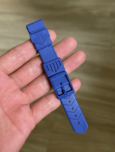 Alternative Rubber Strap 18mm for Tag Heuer Vintage, all colors, new.