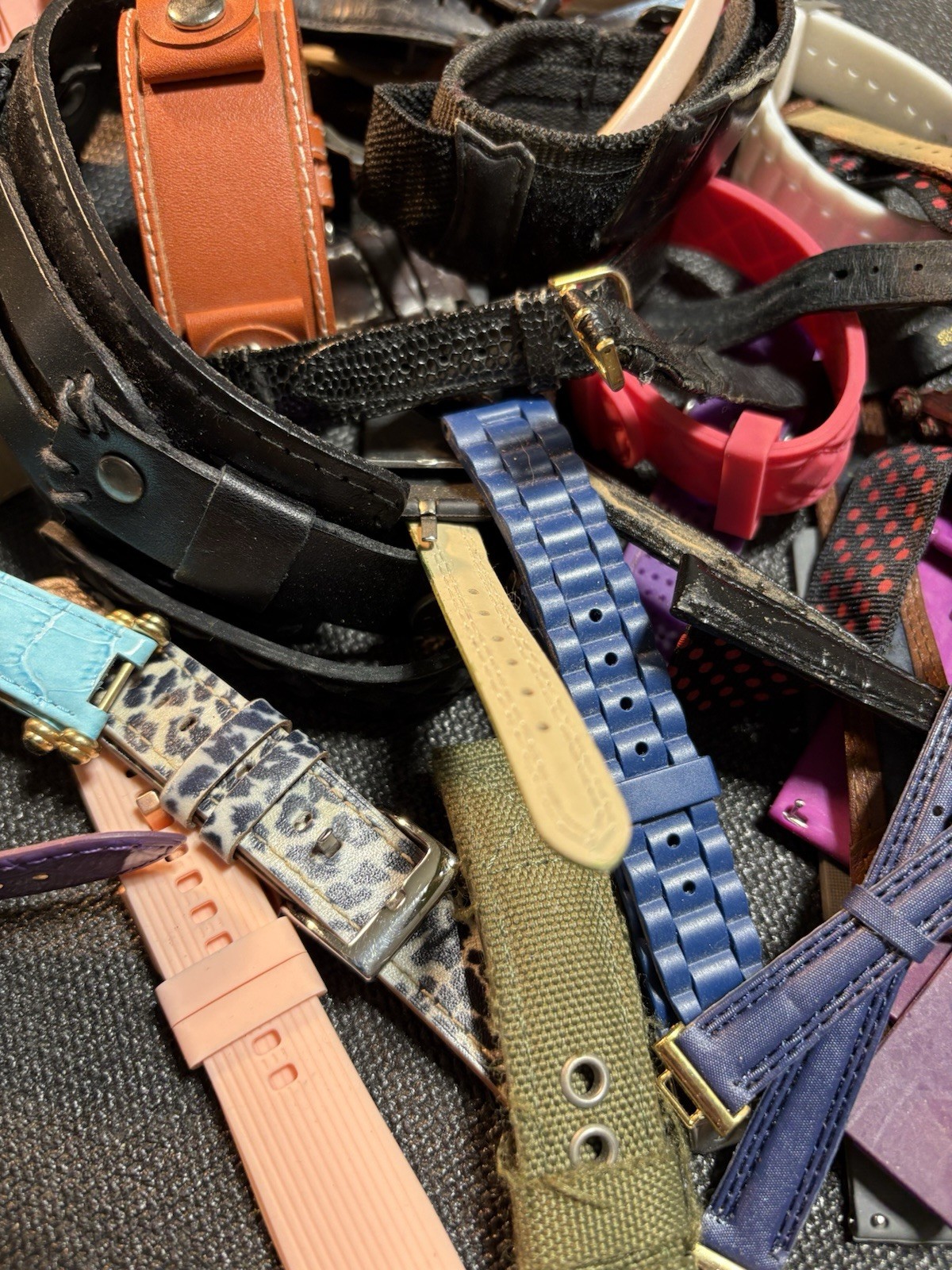 Watchmaker Parts Watch Band Lot,Regular,Cuffs And Wrap Around Bands,#2