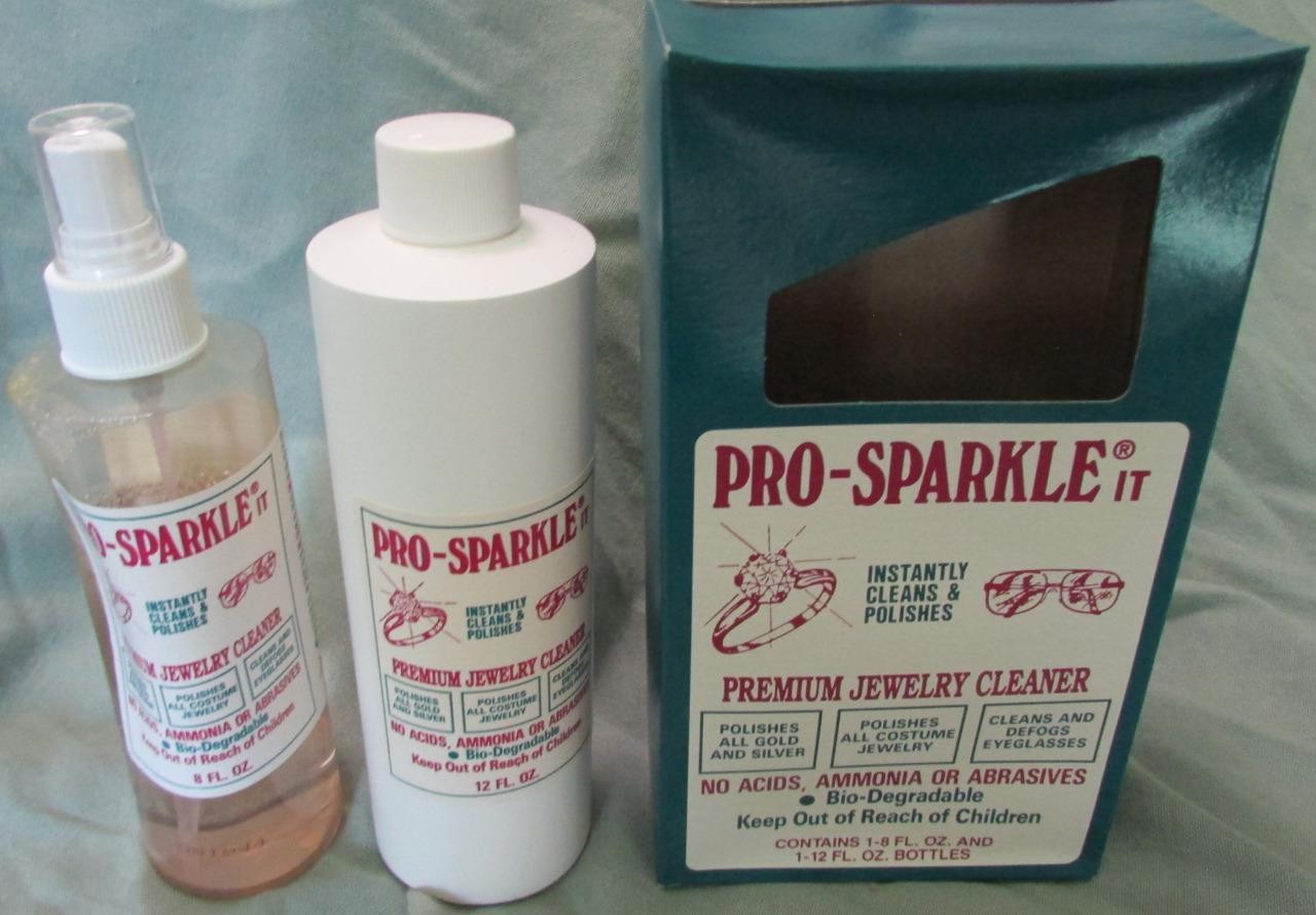 Pro-Sparkle It Premium Jewelry Cleaner 12 fl oz bottle Made in USA