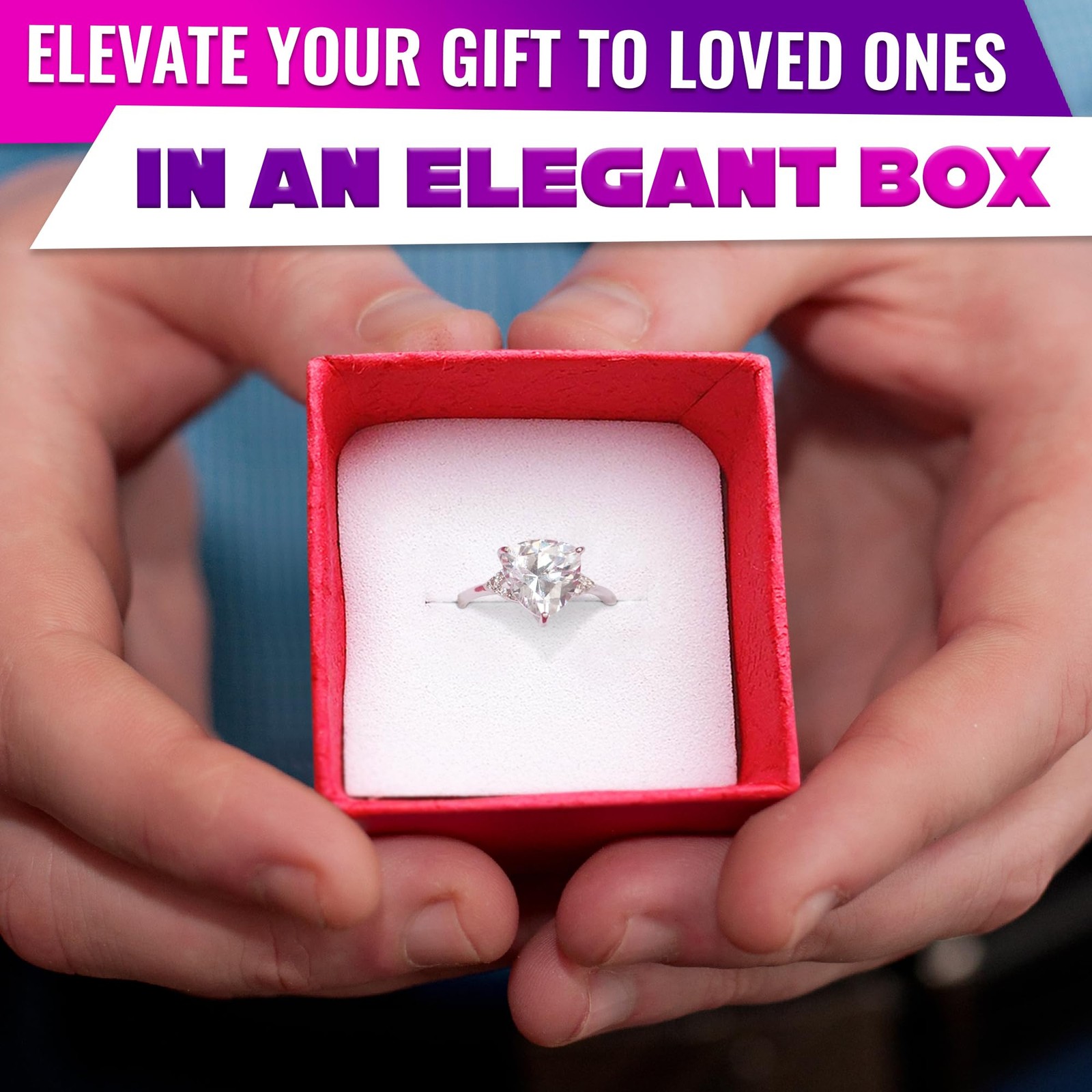 24Pcs Ring Boxes for Jewelry Gift – Ring Boxes Bulk Small Boxes for Jewelry Tiny