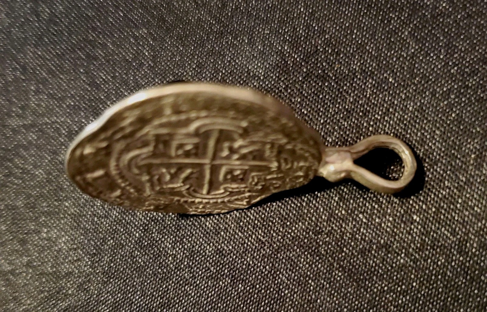 NUESTRA SENORA de ATOCHA Authentic Sunken Treasure Coin Pendant, Authenticated