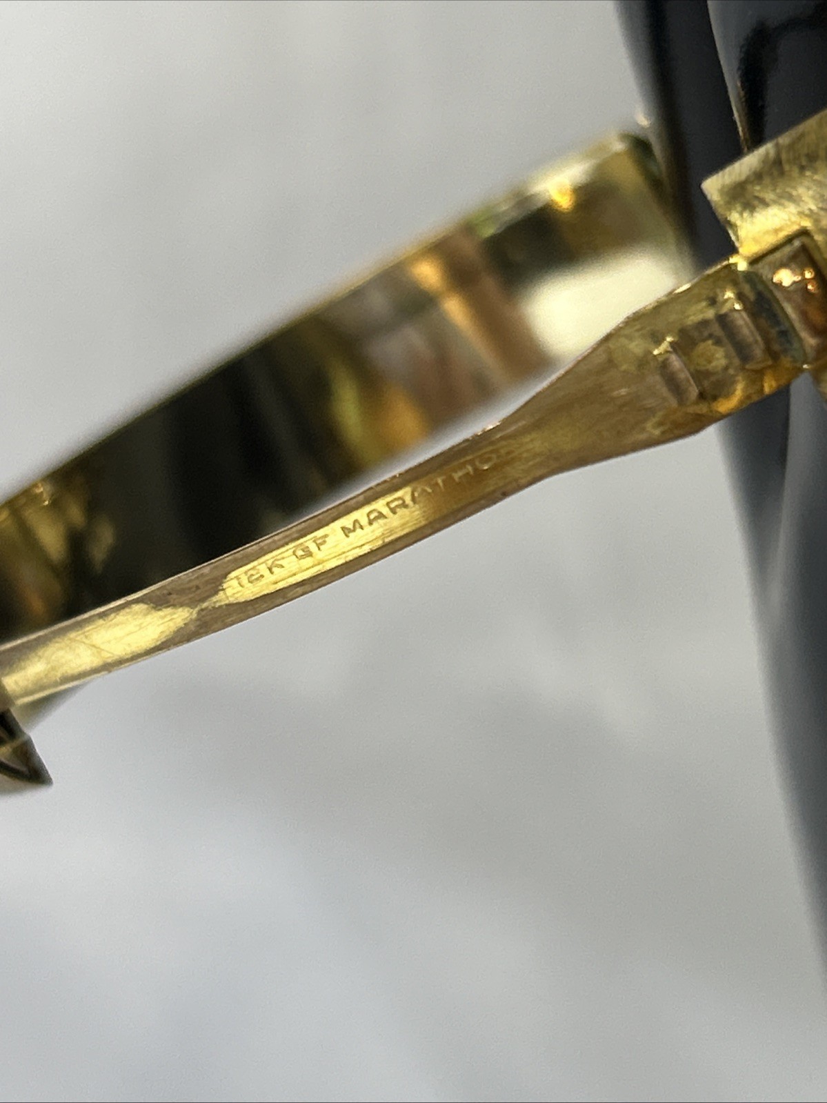 Marathon 12K GF Hinged BANGLE BRACELET – 7″