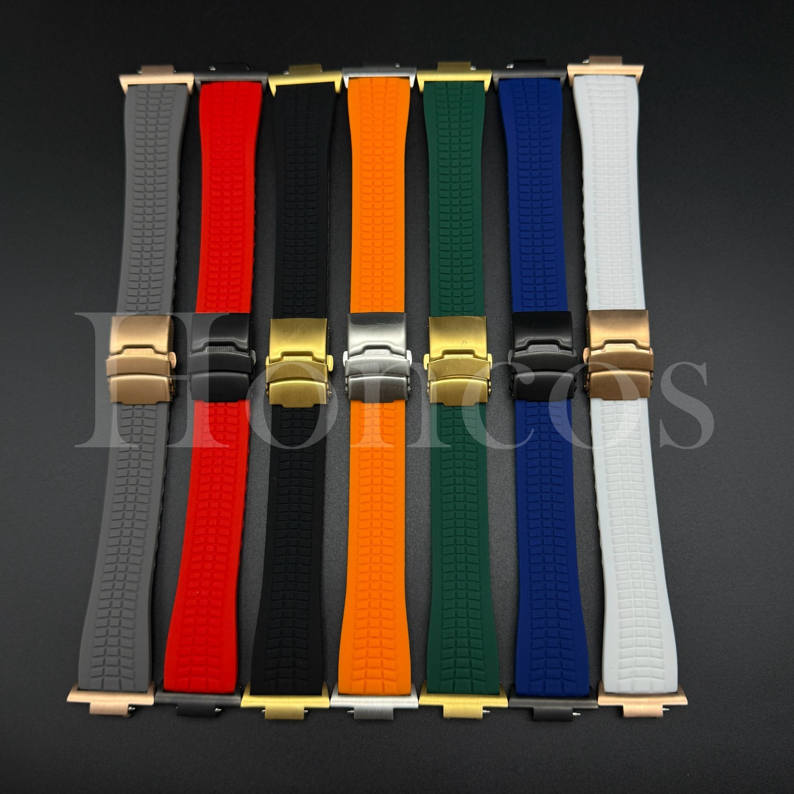 Replacement Aquanaut Rubber Band Watch Strap Fits for Tissot PRX Clasp + Adapter