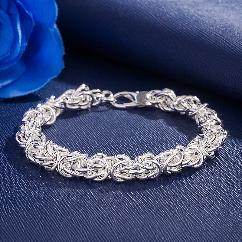 Bracelet Titanium Steel Cable Chain Women Men 8mm Width 7.5″ Length Bracelet