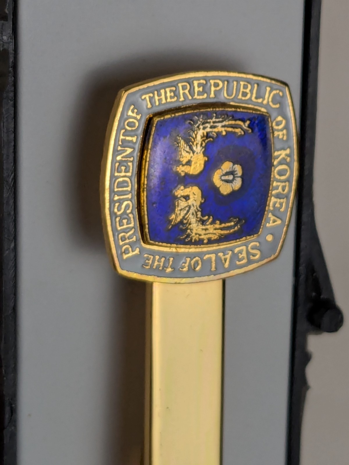 Vintage – Seal of the President of The Republic of Korea Tie Clip – B17A