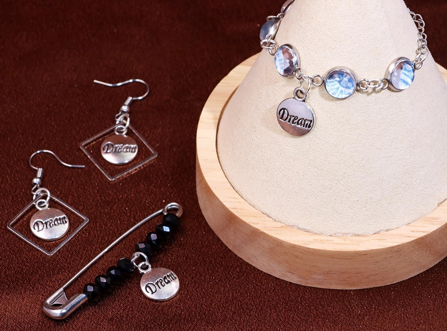 Dream Charms Inspiration Message Charms for DIY Necklace Earring Bracelet Pendan