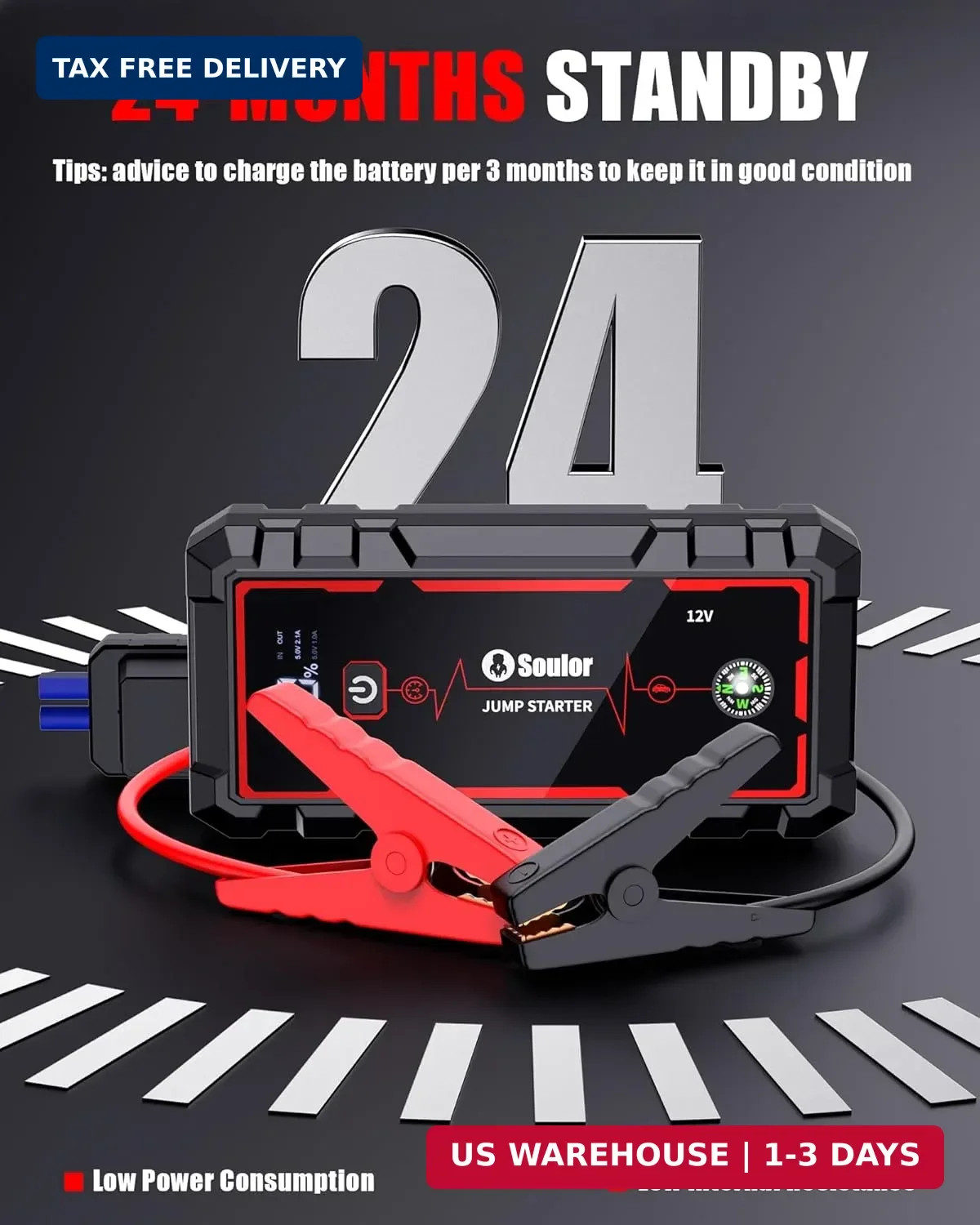 Jump Starter Battery Jumper Starter Portable Jump Box for Car Battery 5000A | Ca