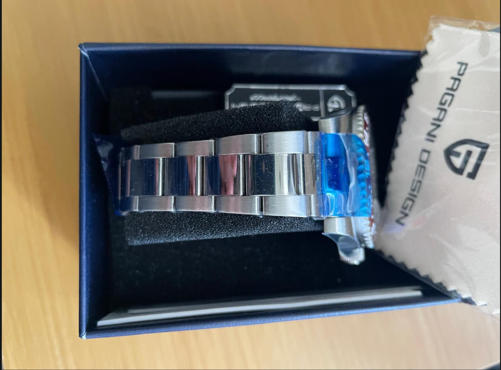 Pagani Design, 40mm, Automatic,GMT, (Pepsi), Oyster Bracelet, Sapphire Crystal.