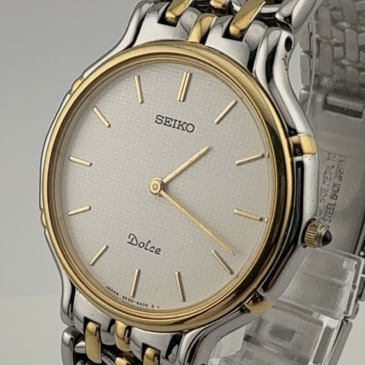 SEIKO 5E30 6A00 Seiko DOLCE Quartz Men s Boys Wristwatch Working Battery Replace