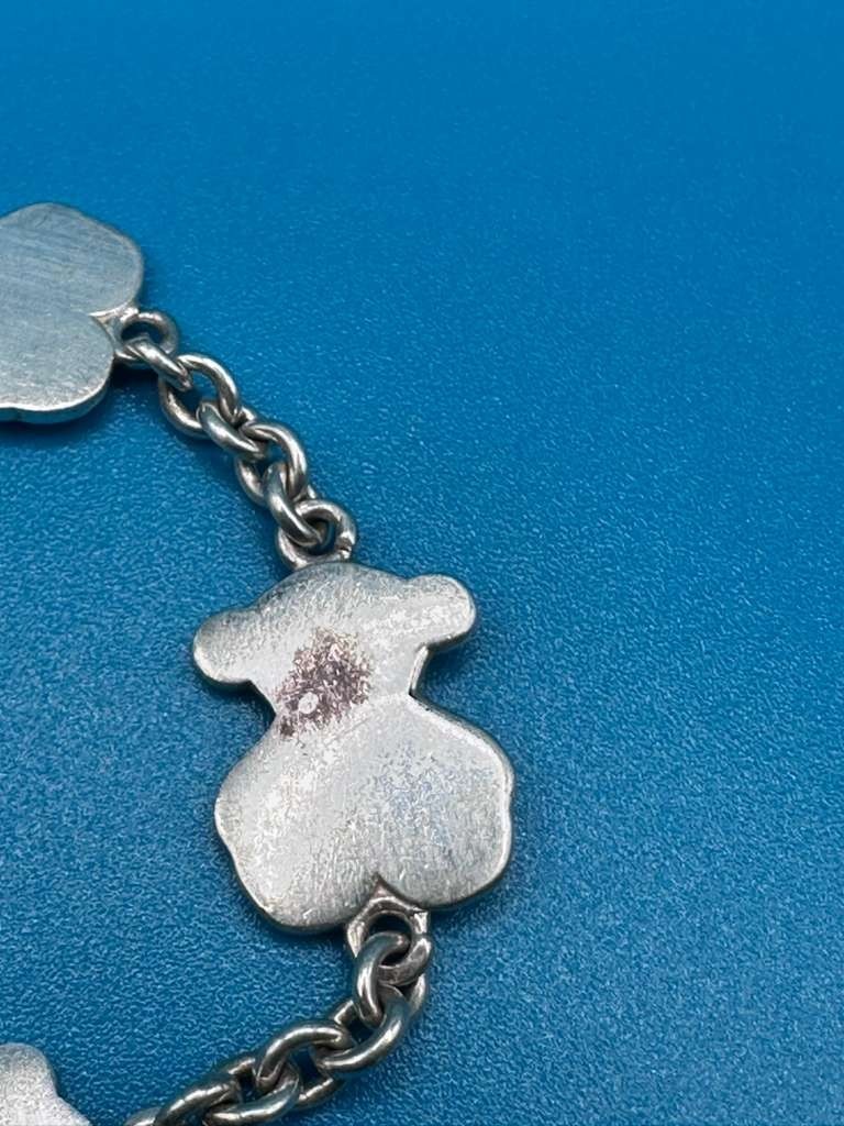 TOUS – Authentic Silver and Enamel Tous Bracelet
