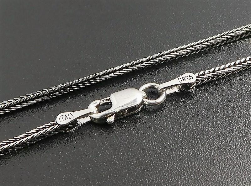 Finely Braided Italy 925 Sterling Silver Chain Necklace 1.3m 18″ 20″ 22″ 24″