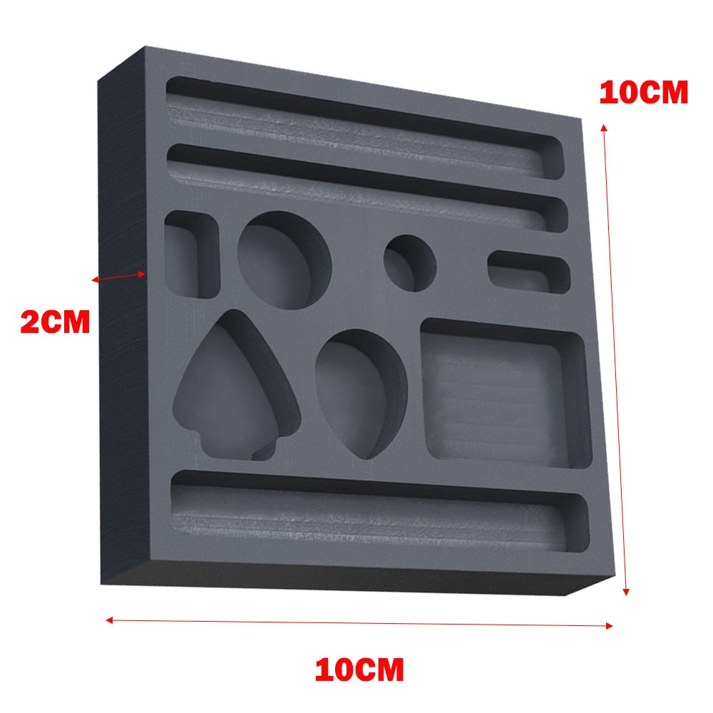 1PC Graphite Ingot Casting Mold Combo Mould For Melting Refining Gold Silver NEW