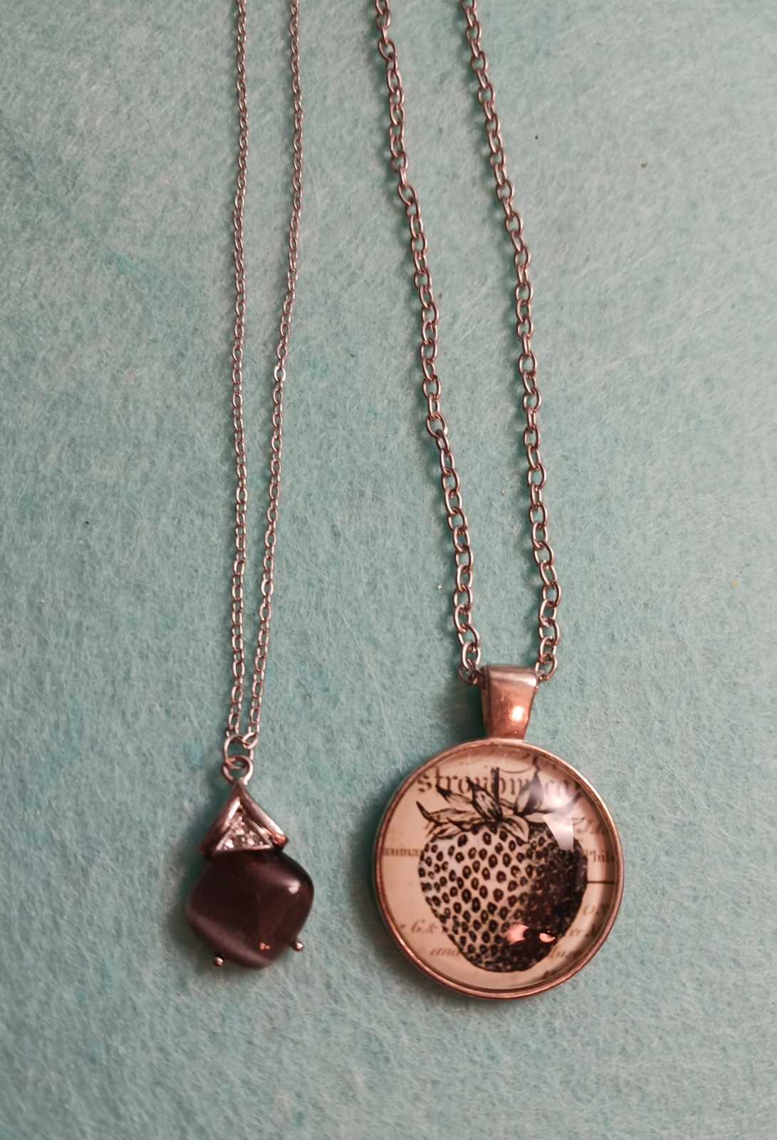 Salvaged Grey-toned Necklaces, Very Good Condition