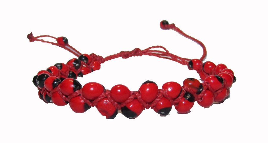 New red Adjustable Bracelet String good luck protection against evil eye #1