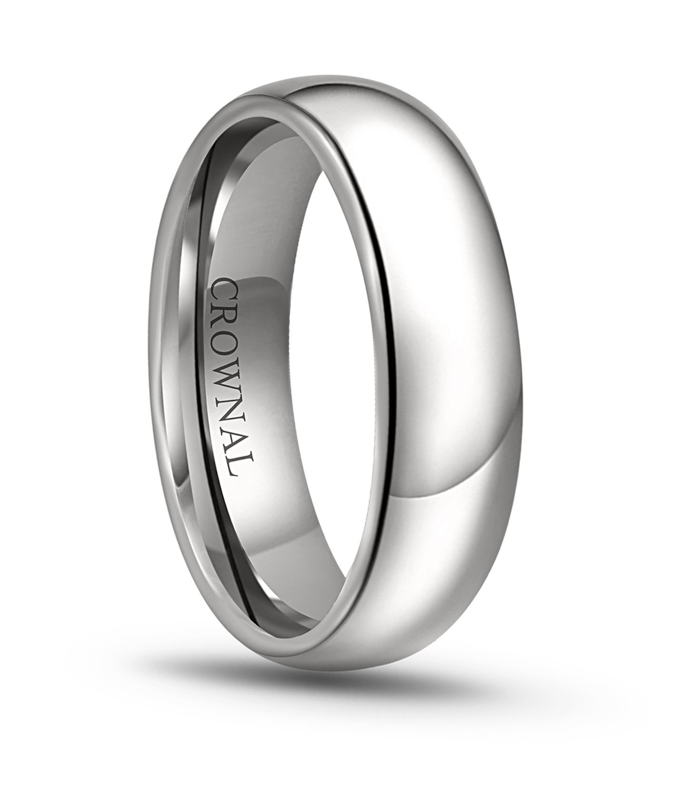 1mm 2mm 3mm 4mm 5mm 6mm 7mm 8mm Tungsten White/Yellow Gold/Rose Gold Plated W…