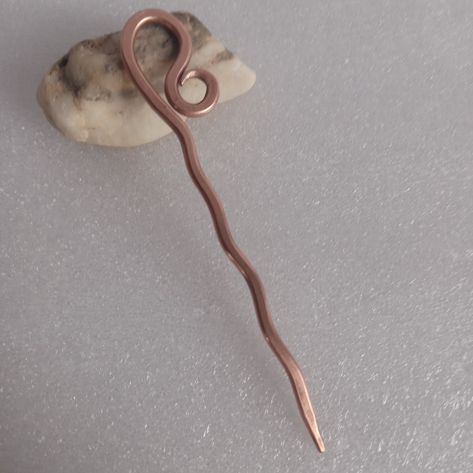 Handmade Copper Hair Stick- 4mm