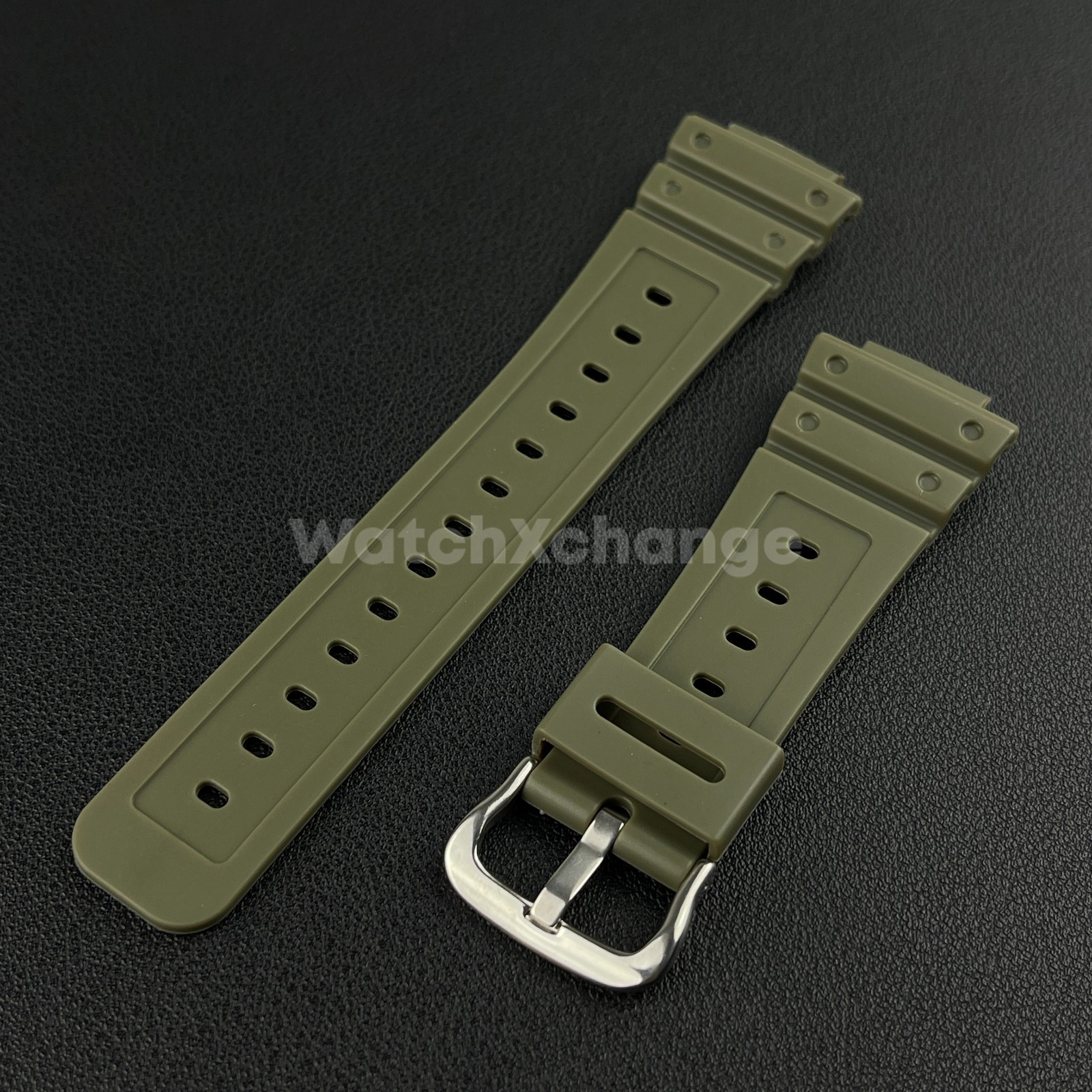 Green Watch Strap For G-SHOCK Replacement Rubber Band CASIO GA2100 GA2110 16mm