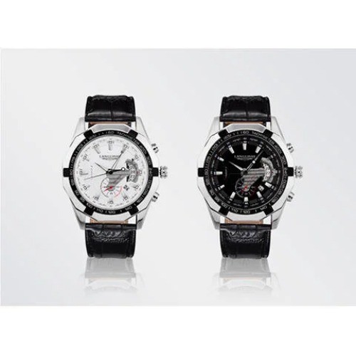 Men’s Large Dial Luminous Waterproof Calendar Watch Outdoor Sport