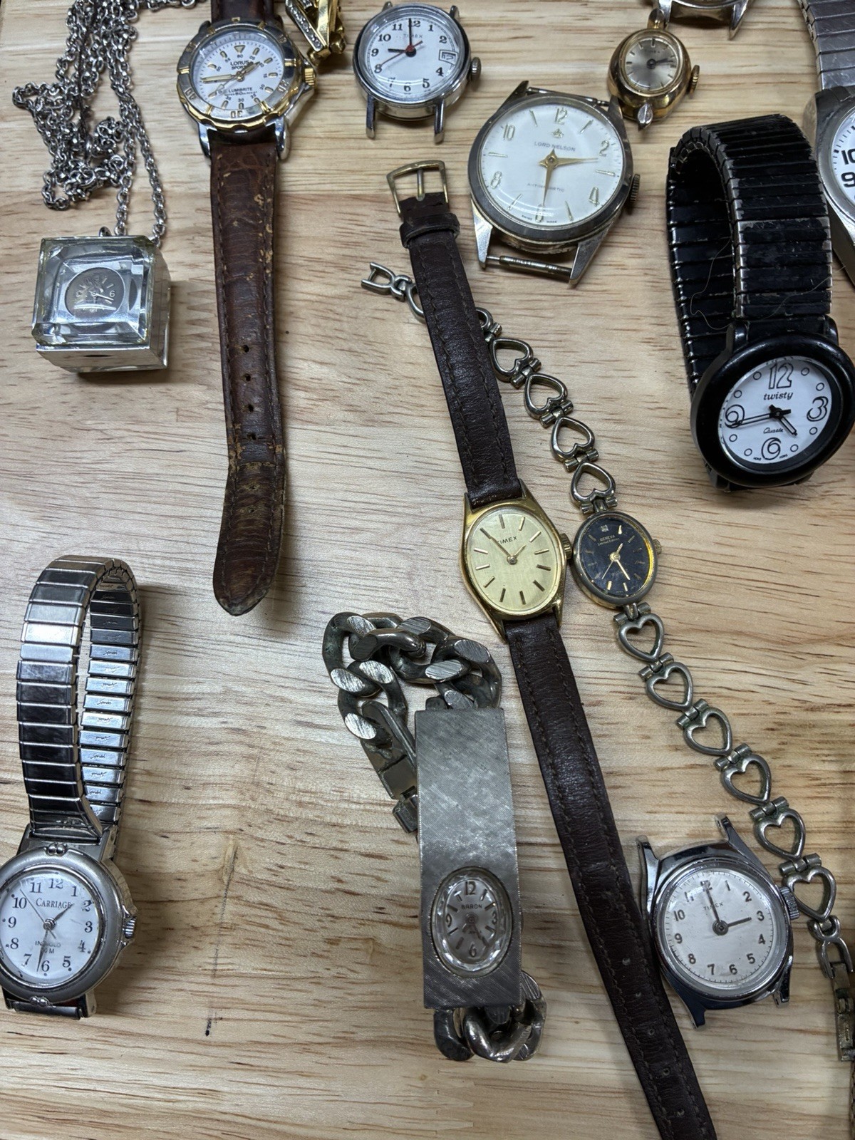 Seiko Lorus Timex Lord Nelson Sharp Mixed Lot Wristwatches Unisex Adults