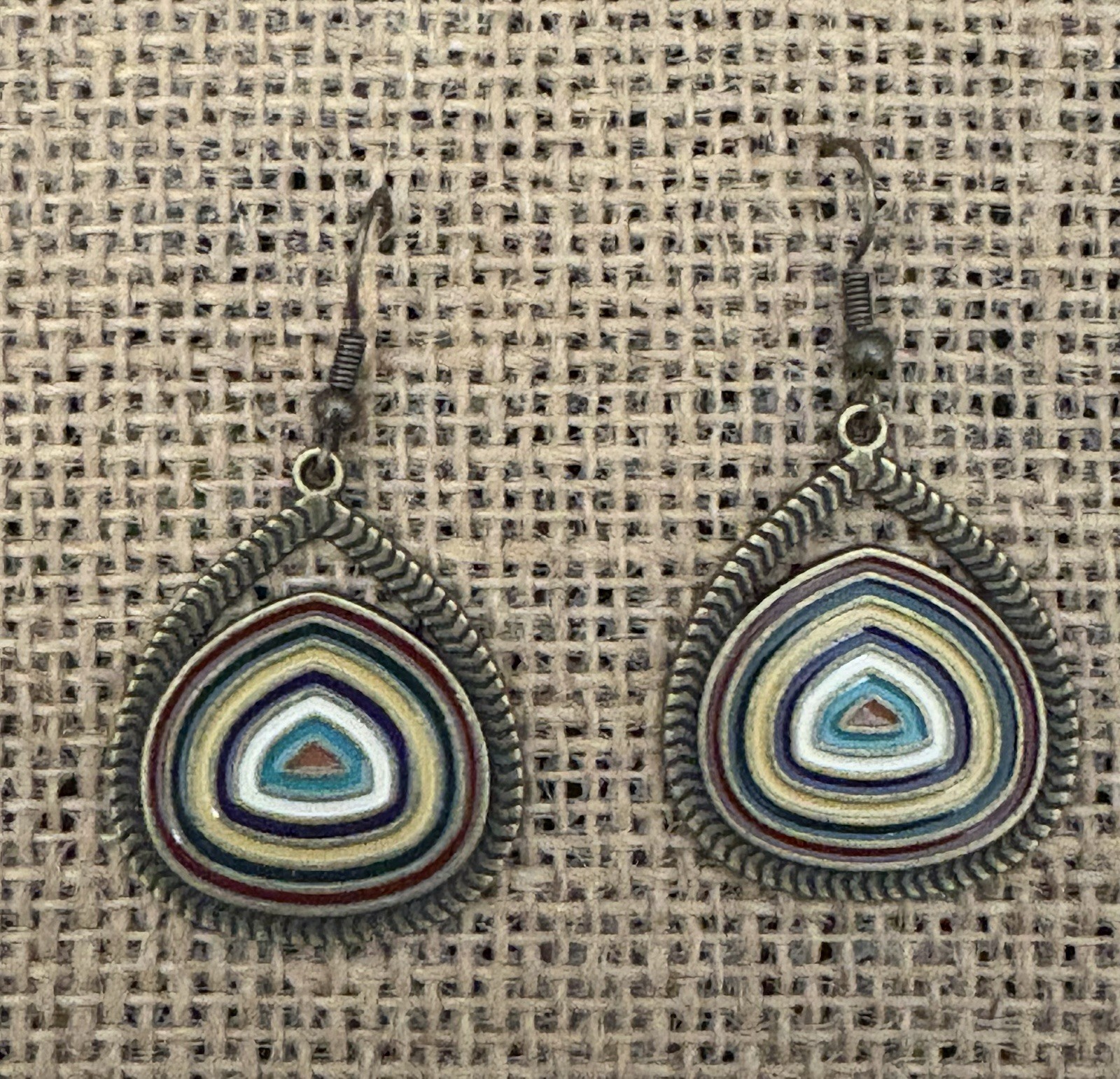 Earrings for Women: Alpaca, Natural Stone, Peruvian Handicraft, Cusco