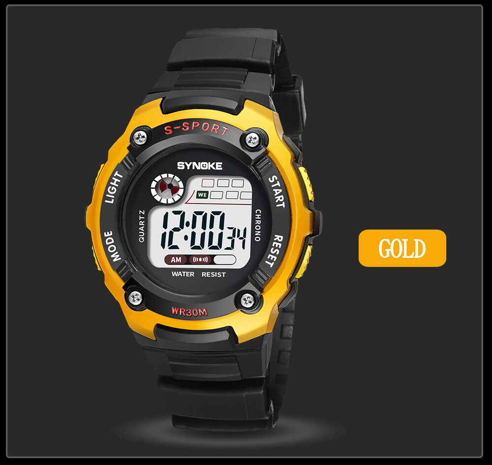 Kids Digital Electronic Watch Waterproof Children Boys Girls Sports LED Watches