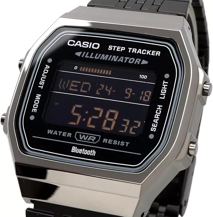CASIO Step Tracker ABL-100WEGG-1B ABL-100 Bluetooth Quartz Digital Black New