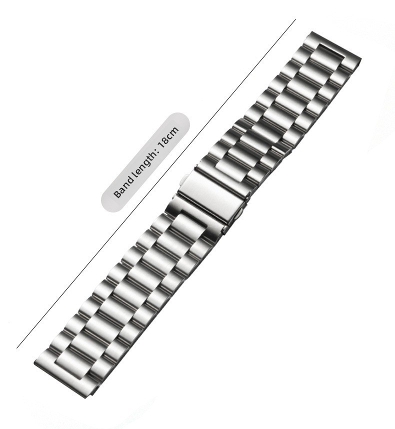 solid stainless steel watch band straps mens metal bracelet 14 16 18 20 22 24mm