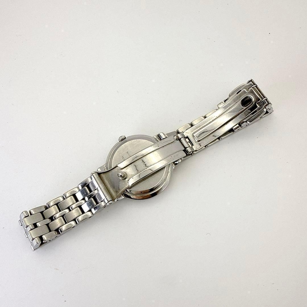 Working condition Seiko ladies’ watch, light blue dial, two-tone silver.