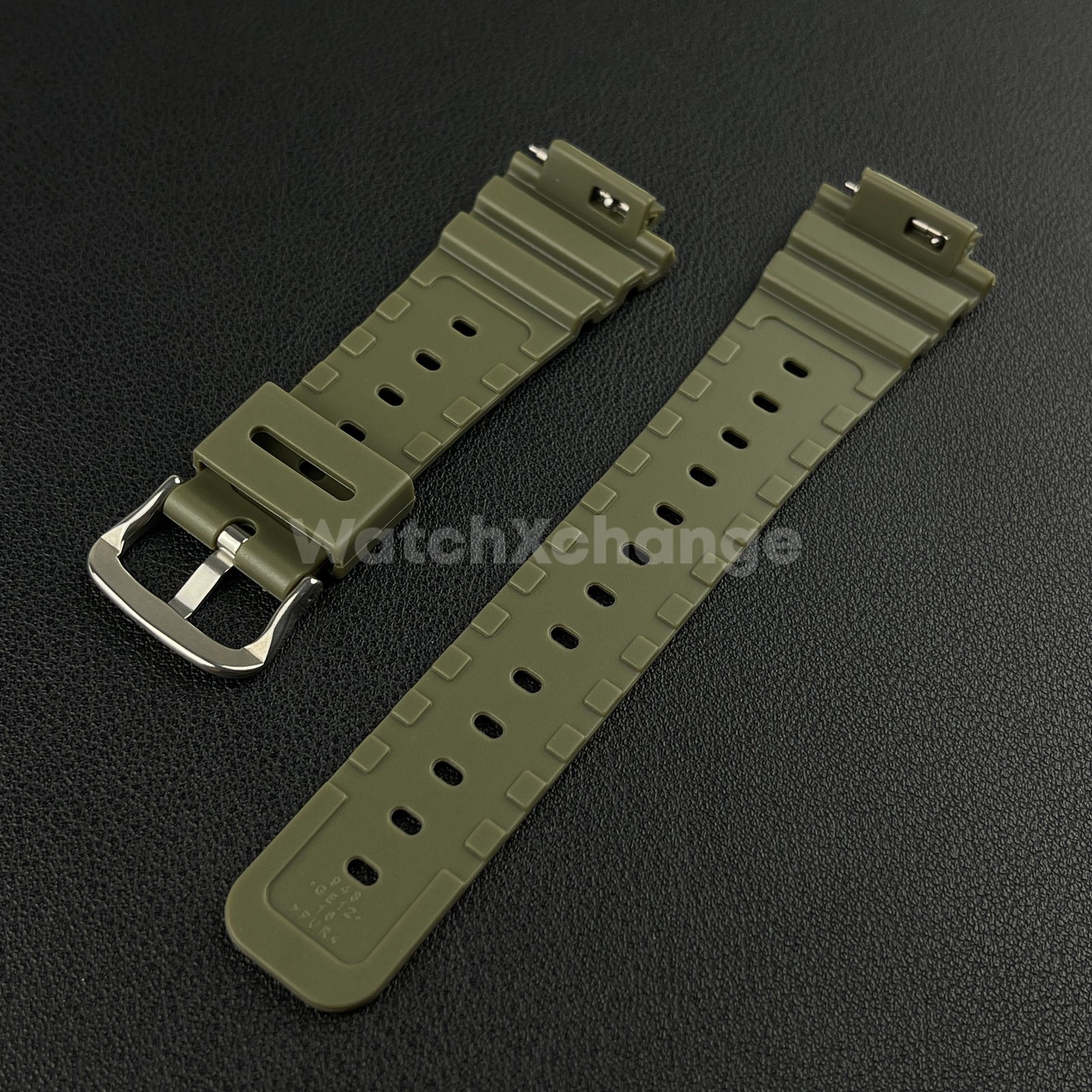 Green Watch Strap For G-SHOCK Replacement Rubber Band CASIO GA2100 GA2110 16mm