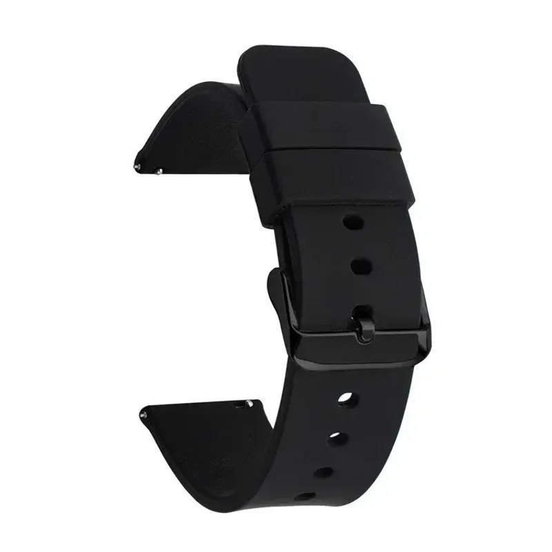Silicone Watch Strap 14mm 16 18 19 20mm 21 22mm 24mm Waterproof Soft Rubber Band