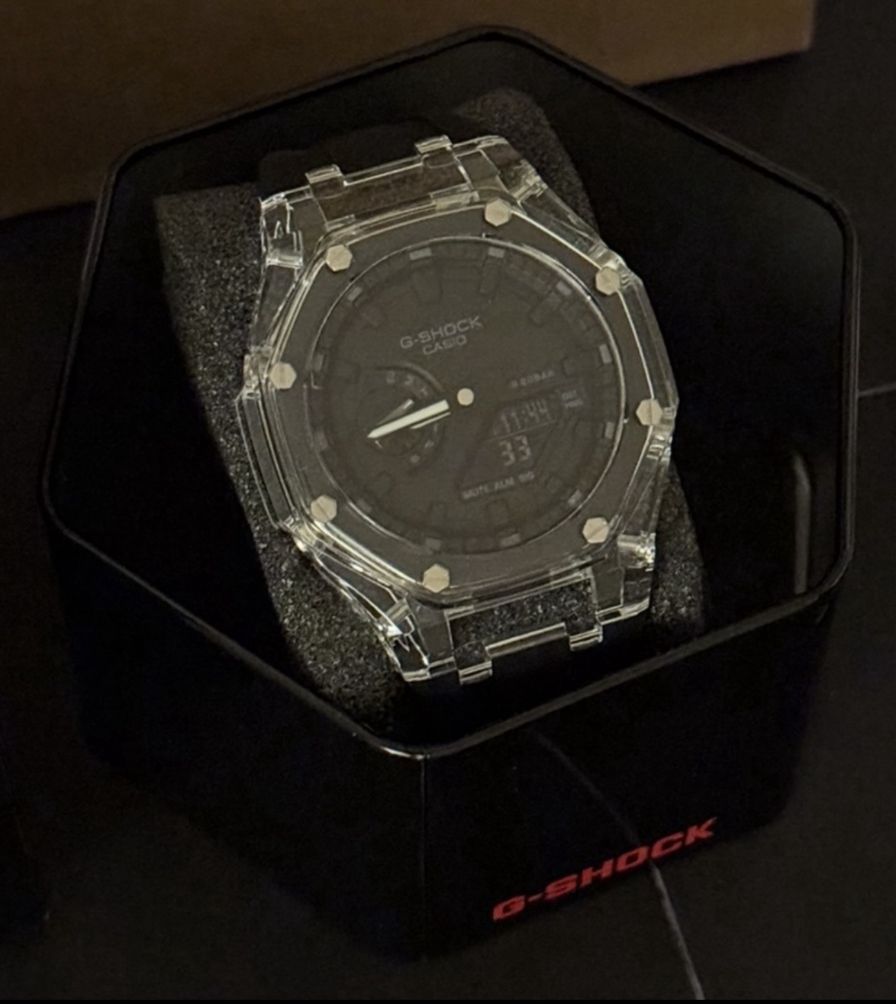 G-SHOCK CasiOak Clear Skeleton Watch
