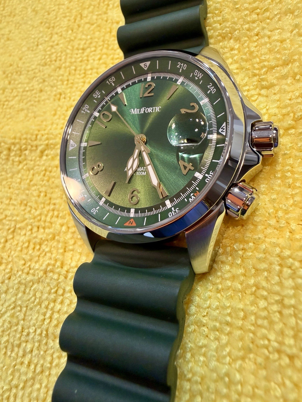 Milifortic S089 39.5mm ST2130 Compass Bezel Fkm Sapphire-NEW
