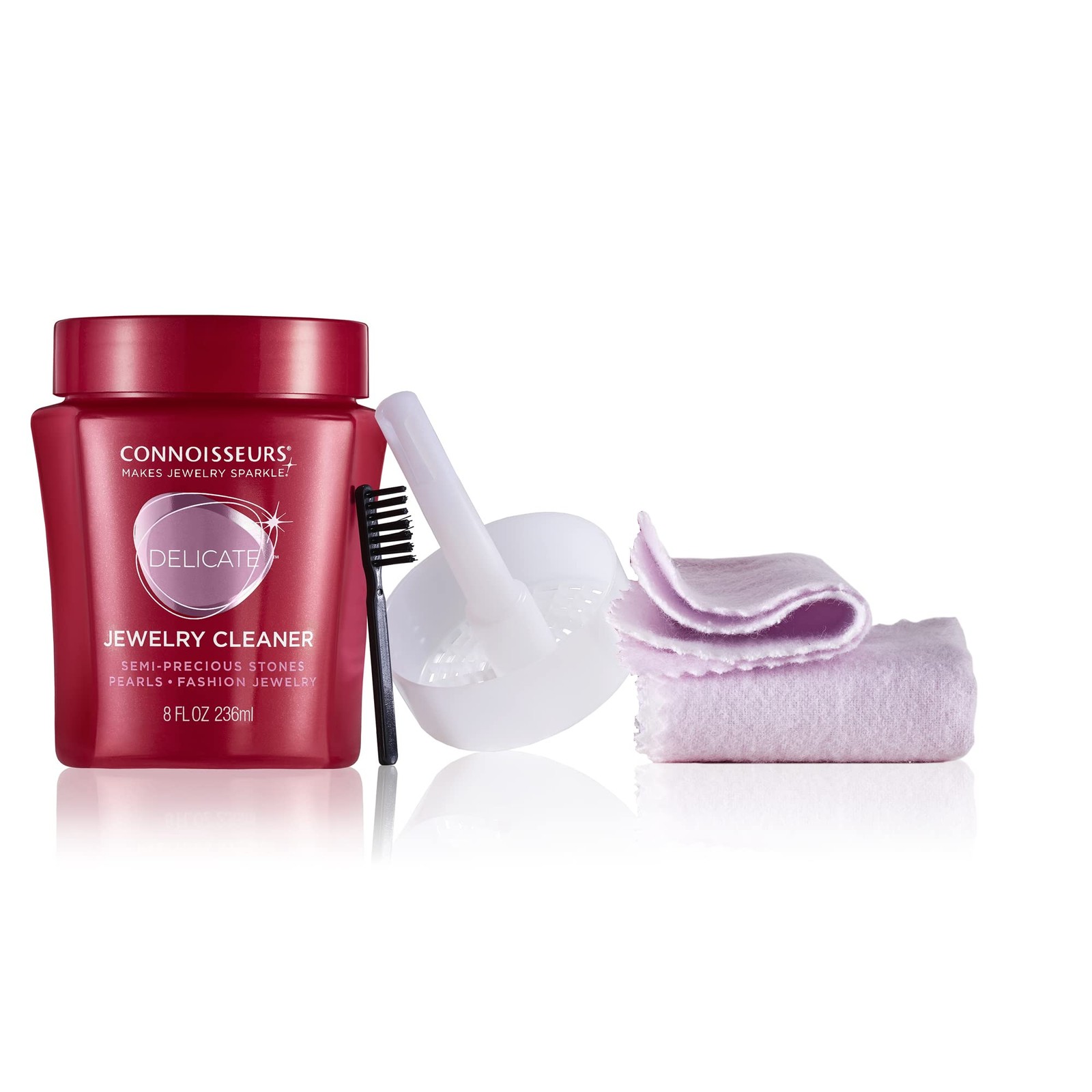 All-Purpose Cleaning Kit | Includes Delicate Jewelry Cleaner Solution and 2 Pol