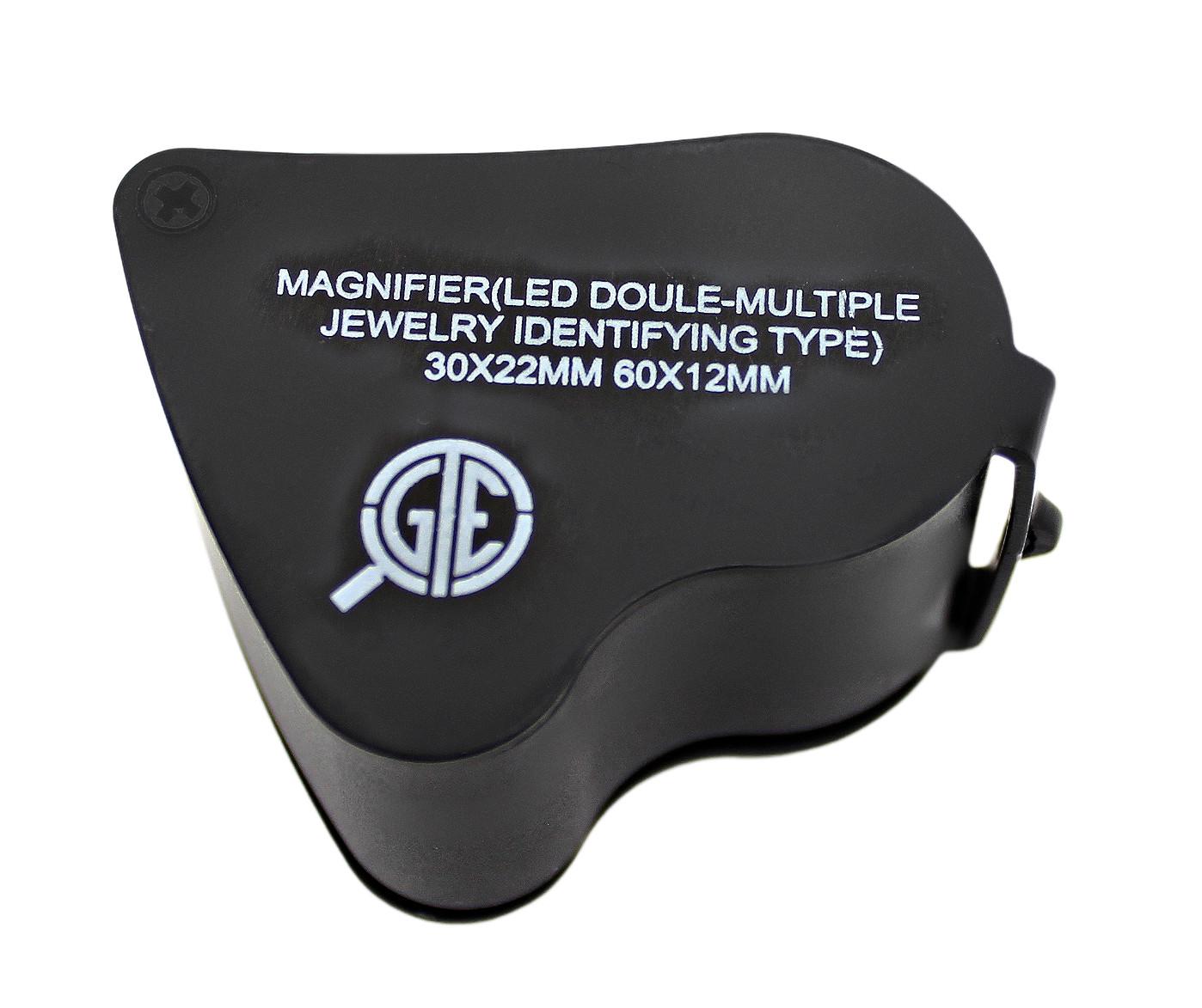 30X 60X Magnifying Magnifier Jewelers Diamonds Eye Jewelry Loupe Loop LED Lights