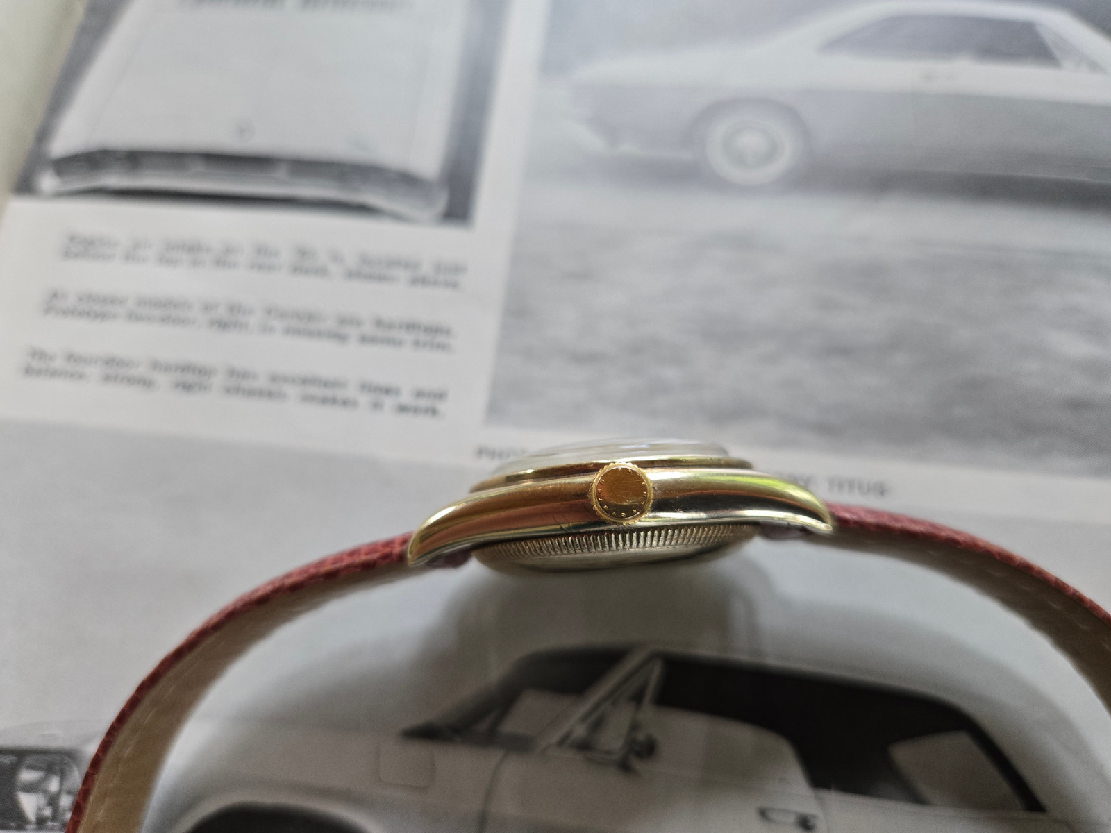 Rare Solid 10K Rolex 5015 Oyster Perpetual Bubbleback from 1948, Serviced