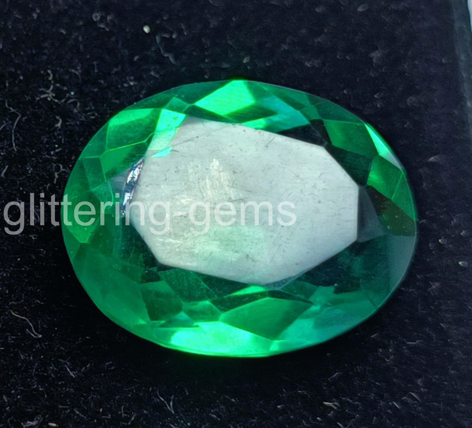 8.10 Ct Natural Green Emerald Oval Shape IGL Certified Loose Gemstone 5SDH